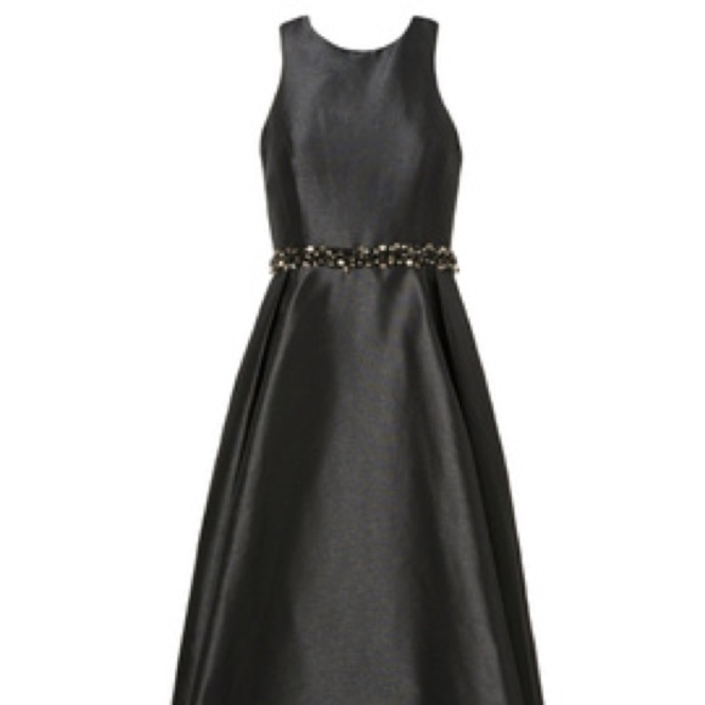 ML Monique Lhullier black beaded gown 8